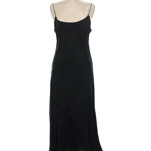 J CREW black Biased Cut Slip Black Slip dress- Size 2